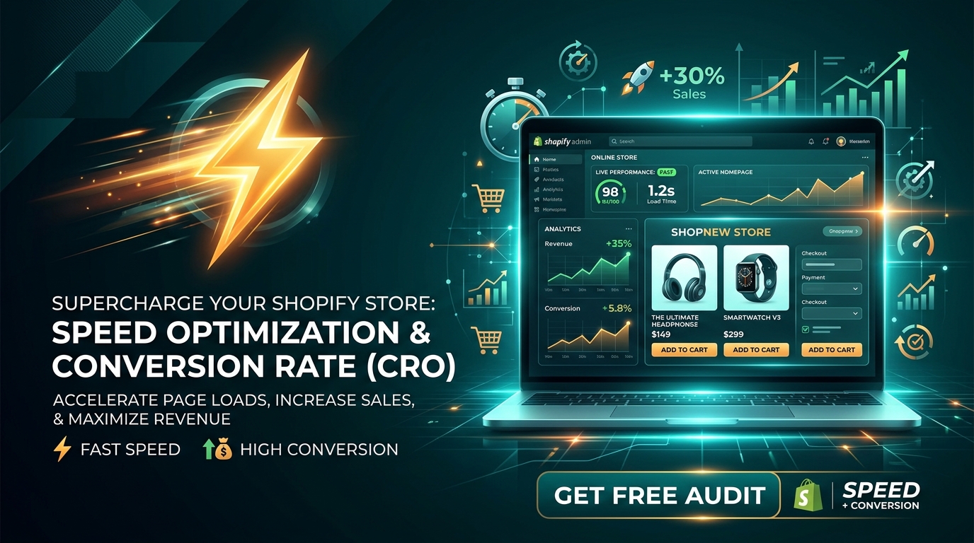 Shopify Speed & CRO: How to Turn E-Commerce Clicks Into Revenue